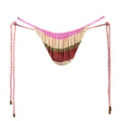 Baobab Lula bikini bottom in Oliva Rosé, featuring a stylish swimwear design with adjustable side ties and comfortable fit.