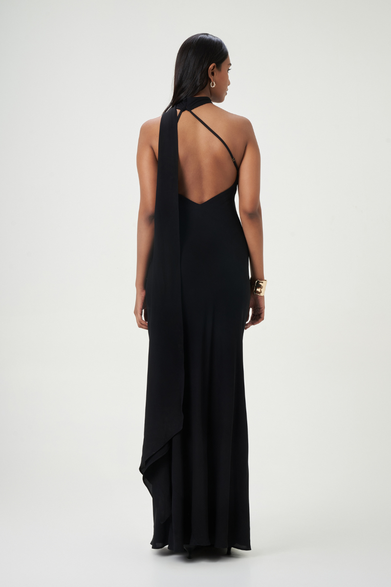 ROSARIO DRESS IN BLACK - CULT MIA