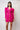 FUCHSIA GATHERING DRESS WITH CHAIN | JC Pajares | CULT MIA