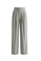 White Plan soft tailor co-ords set featuring a matching top and pants in a comfortable, stylish design.