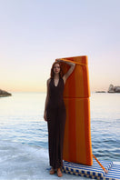 Baobab Donatella Maxi Dress in Moca, elegant long dress with flowing fabric and stylish design, perfect for summer occasions.