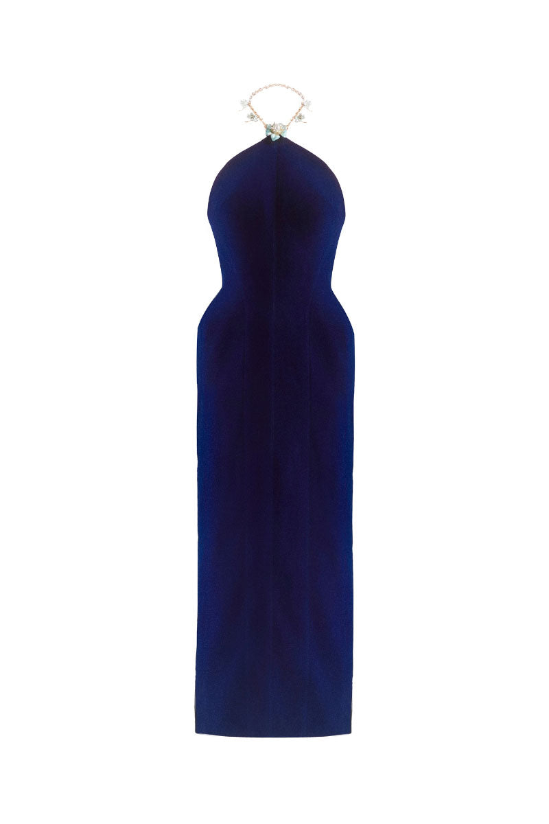 LUMIREL SHEATH MIDI DRESS IN ROYAL BLUE | CULT MIA