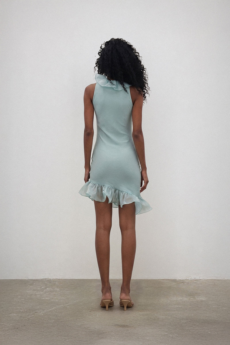 Deme By Gabriella ONYX mini dress, stylish black sleeveless dress with fitted silhouette, perfect for evening wear.