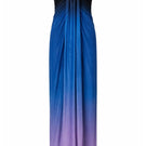 Baobab Lena Maxi Dress in Tramonto Blu, flowing blue maxi dress with elegant fabric and relaxed fit, perfect for summer wear.