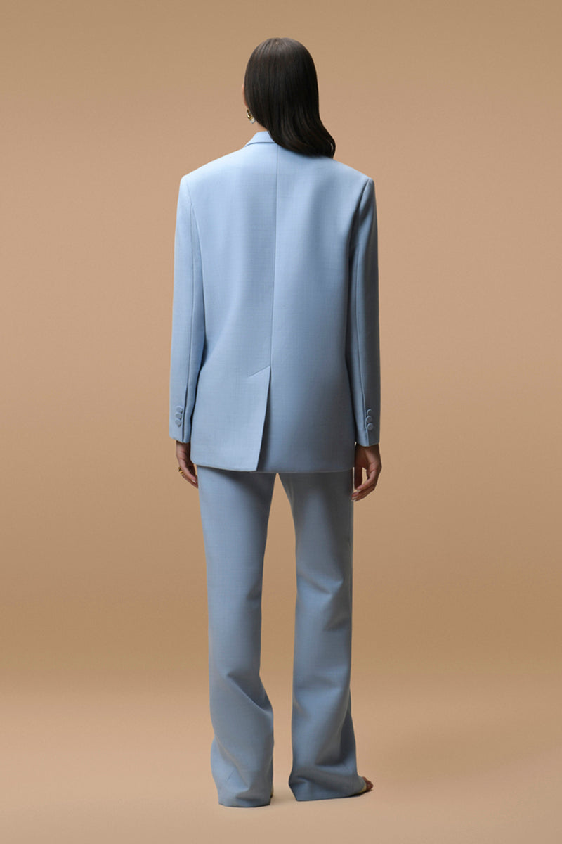 Sky blue co-ord set by MATTERS, featuring a matching top and pants in a vibrant sky blue color.