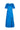 VIVID BLUE GATHERED MIDI DRESS | JAAF | CULT MIA