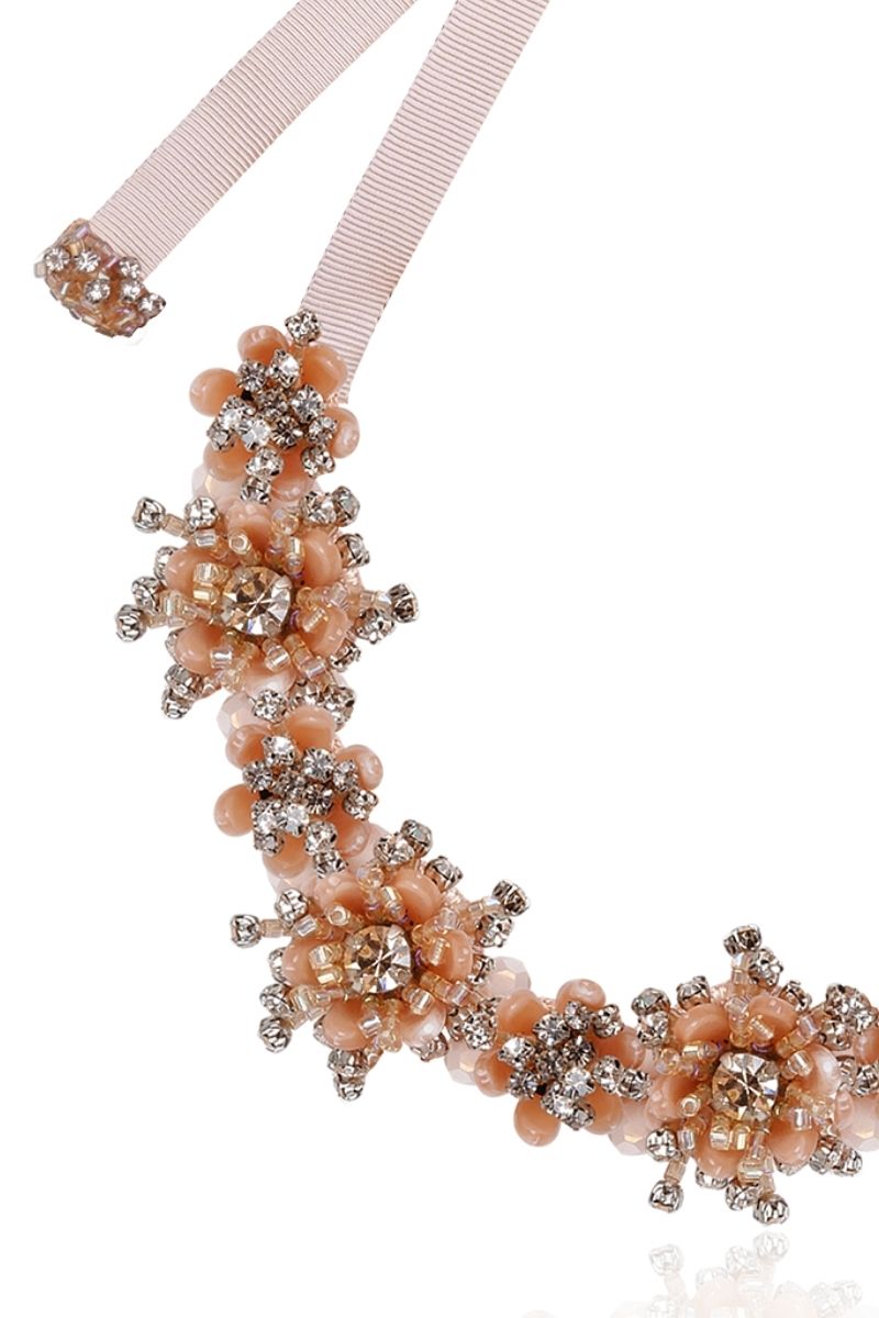 ROSE GELA RIBBON NECKLACE - CULT MIA