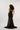 WILLOW BLACK COWL NECK GOWN - CULT MIA