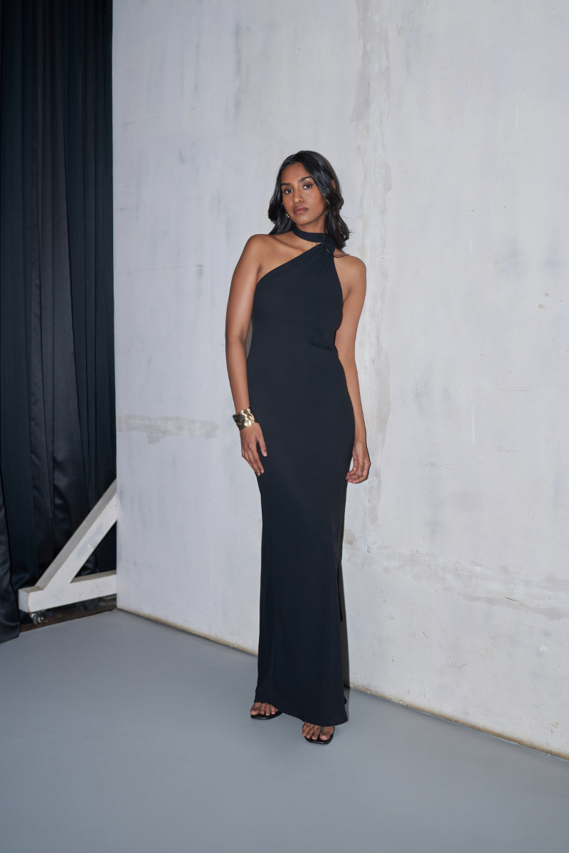 ROSARIO DRESS IN BLACK - CULT MIA