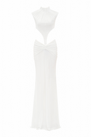 White sculpture set co-ords by TONYY featuring a modern, artistic design with intricate details.