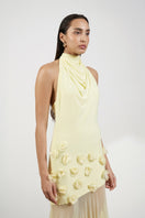 Deme By Gabriella Celeste Maxi Dress in flowing fabric with elegant design, perfect for summer or special occasions.