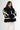 BLACK SPORTY FAUX FUR JACKET | Fortini | CULT MIA