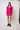 FUCHSIA GATHERING DRESS WITH CHAIN | JC Pajares | CULT MIA