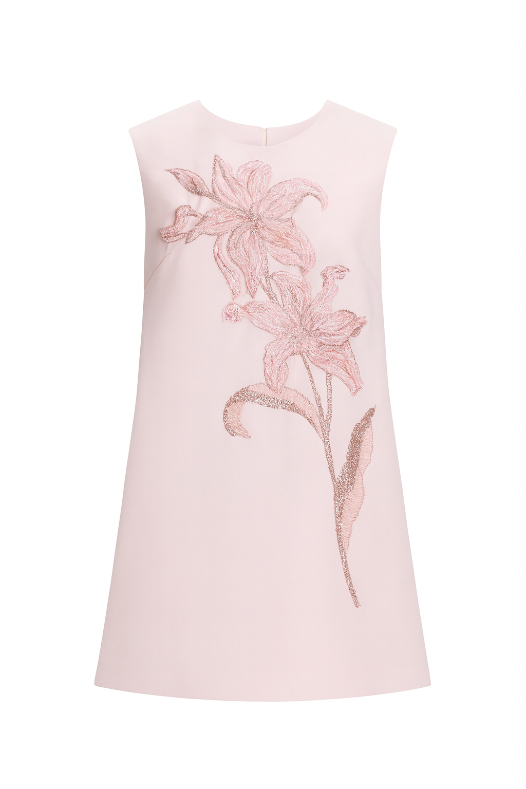 Tarık Ediz Orleana Ice Pink mini dress with elegant fit and stylish design, perfect for special occasions.