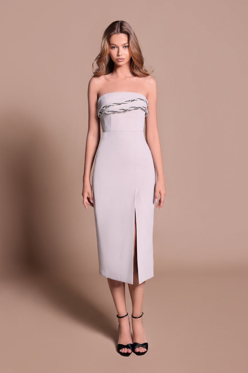 فستان أتاليا باللون المنك