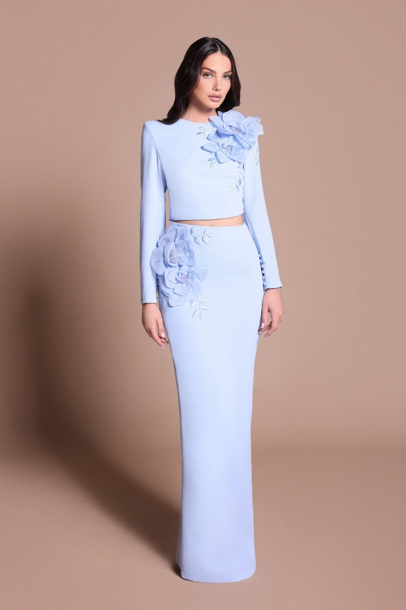 CASPIAN SET IN BLUE AURA | CULT MIA | Tark Ediz CASPIAN SET IN BLUE AURA | CULT MIA | Tark Ediz