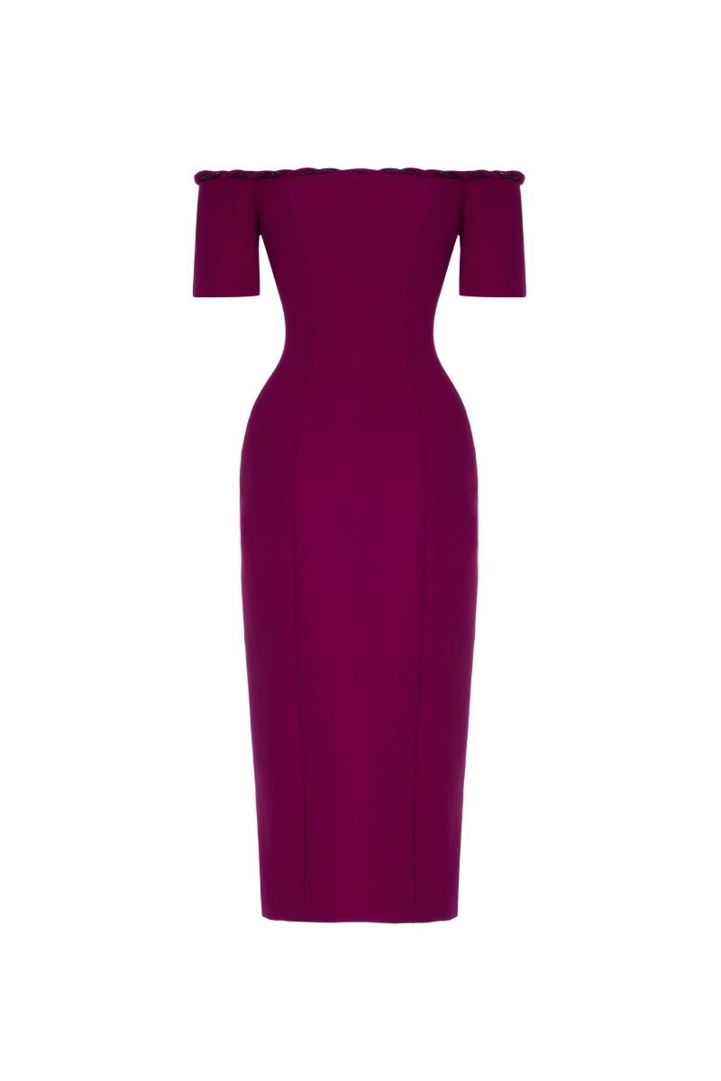 فستان فيوريل بلون السانجريا