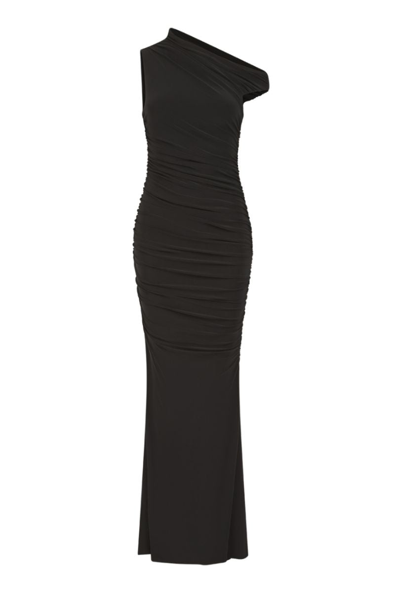 DAHLIA MAXI DRESS IN BLACK - CULT MIA