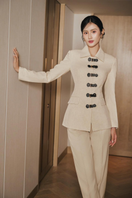 White Plan Fungle Jacket, stylish outdoor jacket with a modern design, shown in black with a high collar and zip closure.