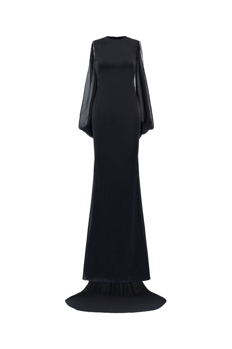 Arti Apparel Calla Maxi Dress featuring a flowing silhouette and elegant design, perfect for summer or special occasions.