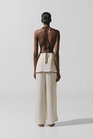 Baobab Renata pants in cappuccino color, stylish casual pants with a relaxed fit and comfortable fabric.