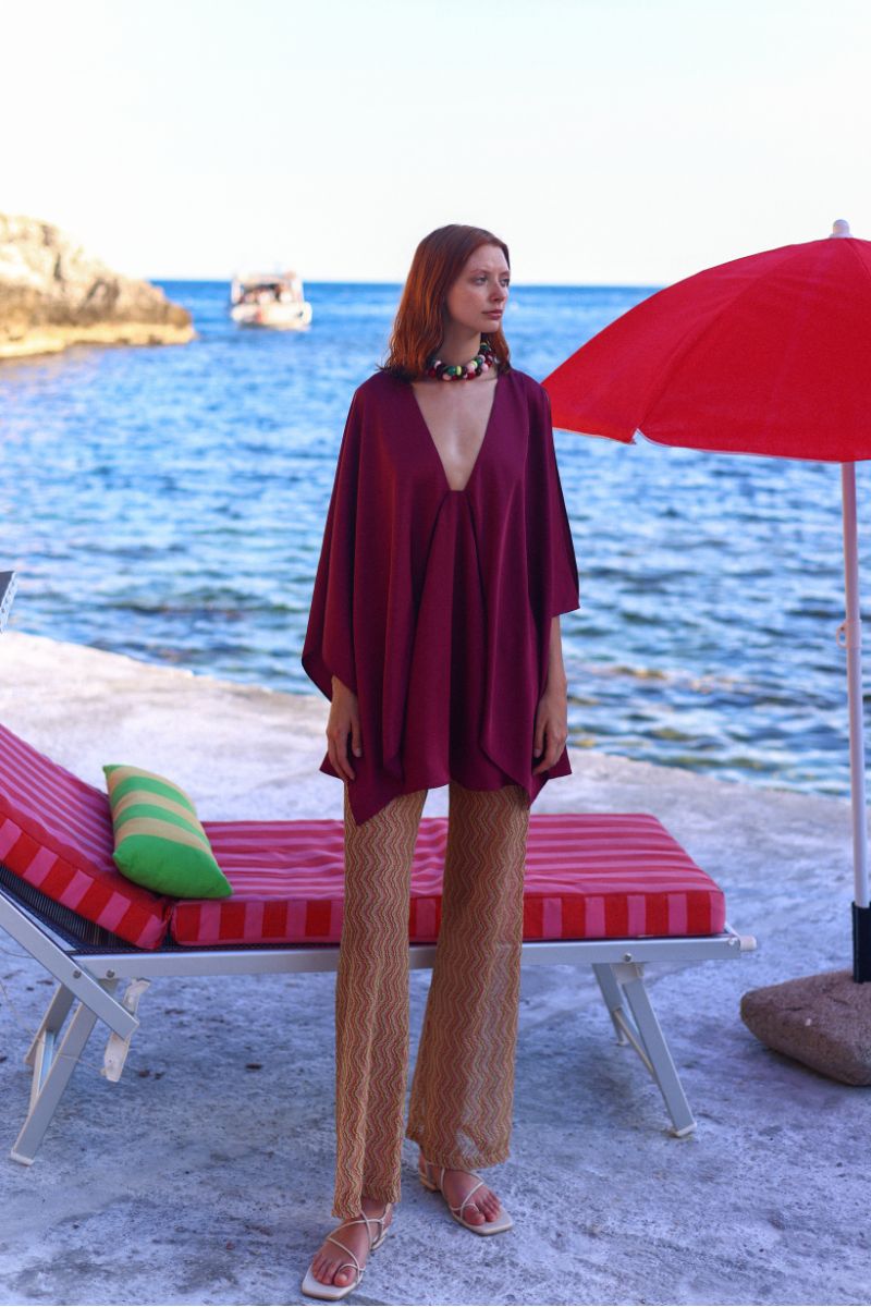 Baobab Porto Festa pants, stylish casual trousers in a vibrant fabric, featuring a relaxed fit and modern design.