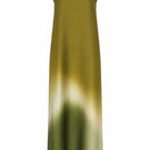 Baobab Lola maxi dress in Tramonto Verde with flowing fabric and vibrant green color, perfect for summer or casual wear.