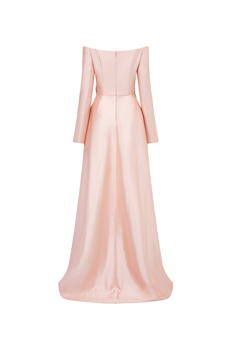 OFF-SHOULDER BAMBOO TAFFETA GOWN | CULT MIA OFF-SHOULDER BAMBOO TAFFETA GOWN | CULT MIA