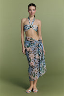 Nur Karaata Maldives Muse pareo cover-up featuring lightweight fabric and tropical print, perfect for beach or poolside wear.