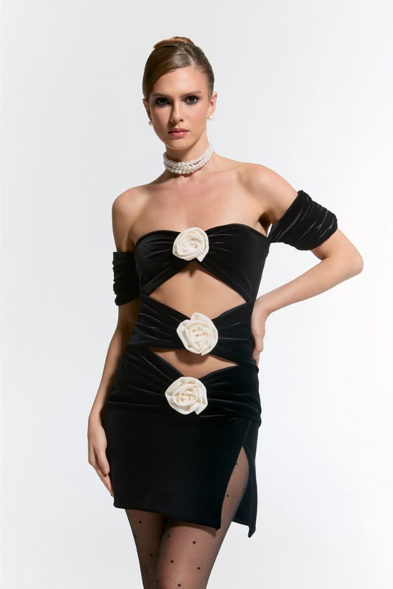 SR NUR KARAATA X CULT MIA CHANOUD MINI DRESS - CULT MIA