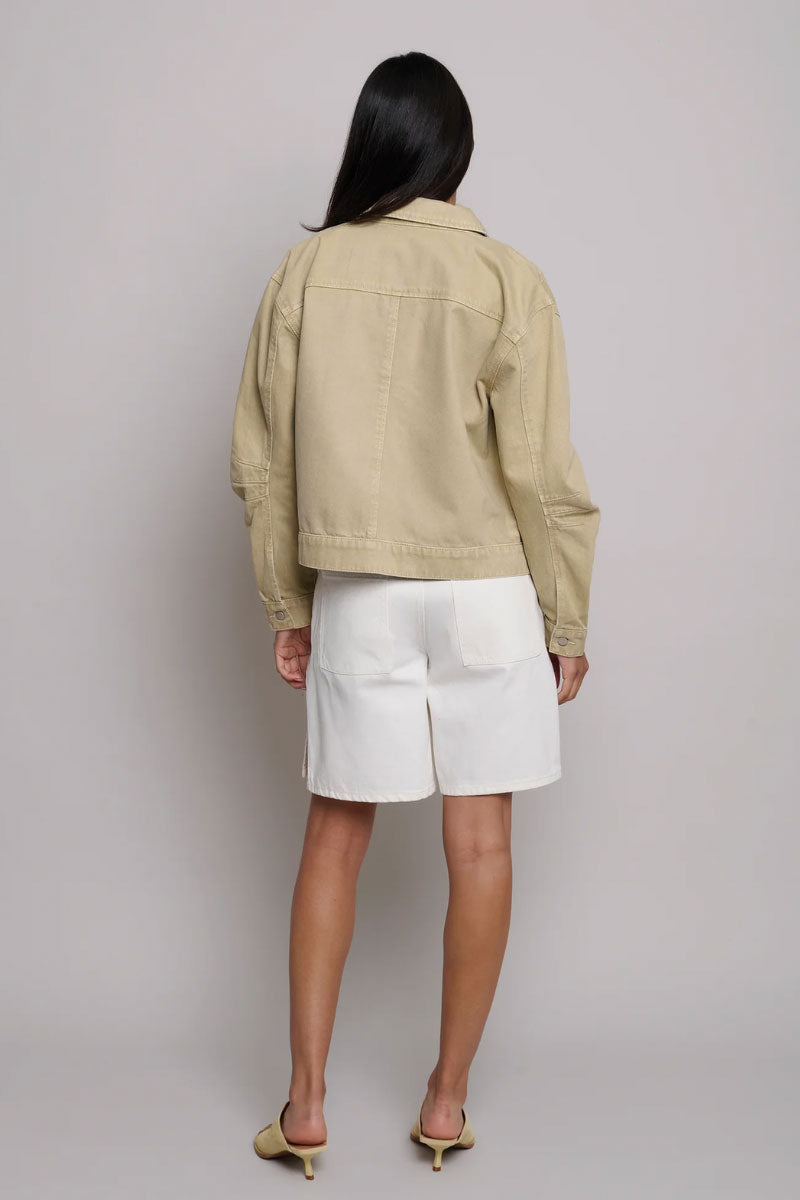 White TT Studios Duke Shorts in white, casual men's shorts with a relaxed fit and stylish design.
