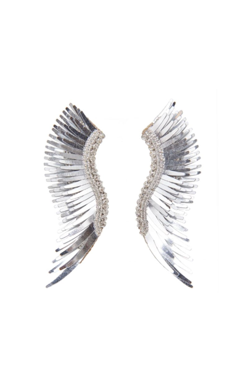 SILVER MADELINE EARRINGS - CULT MIA