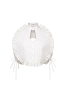 Ivory Ellen Bib top by ANA + MARIA featuring a stylish, modern design with intricate detailing and a comfortable fit.