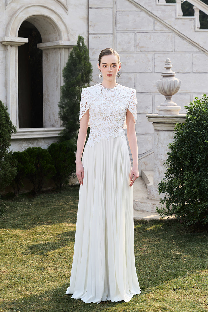GRAIN WEAVE GOWN