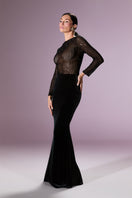 Nur Karaata AURELINE gown, elegant evening dress with intricate details, showcasing a stylish and luxurious gown design.