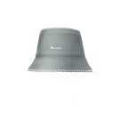 Gray Shell Women's Silk Wool Bucket Hat by MANITO, shown from a side angle with a soft, textured fabric and wide brim.