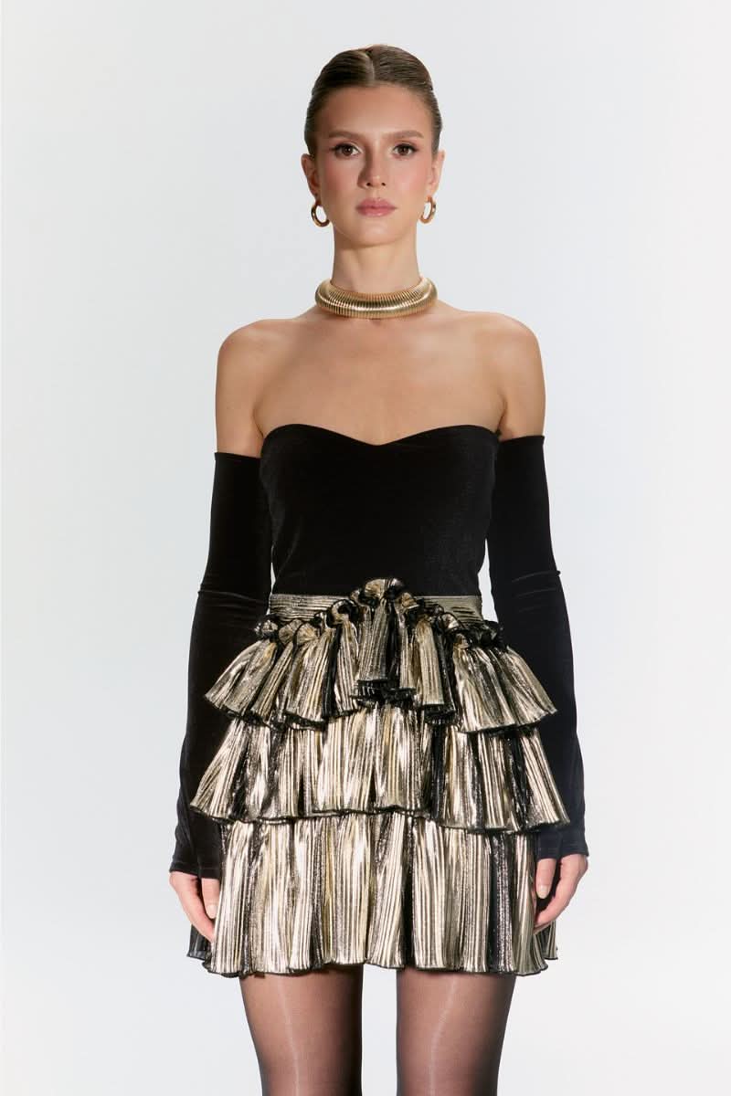 SR NUR KARAATA X CULT MIA VERSAILLES MINI DRESS - CULT MIA