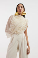 Deme By Gabriella Selene loose fit co-ord set with matching top and wide-leg pants in soft fabric, styled casually.
