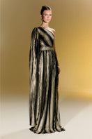 Nur Karaata Maxi Dress from the SR NUR KARAATA X CULT MIA BAGLIONI collection, featuring elegant fabric and a flowing silhouette.