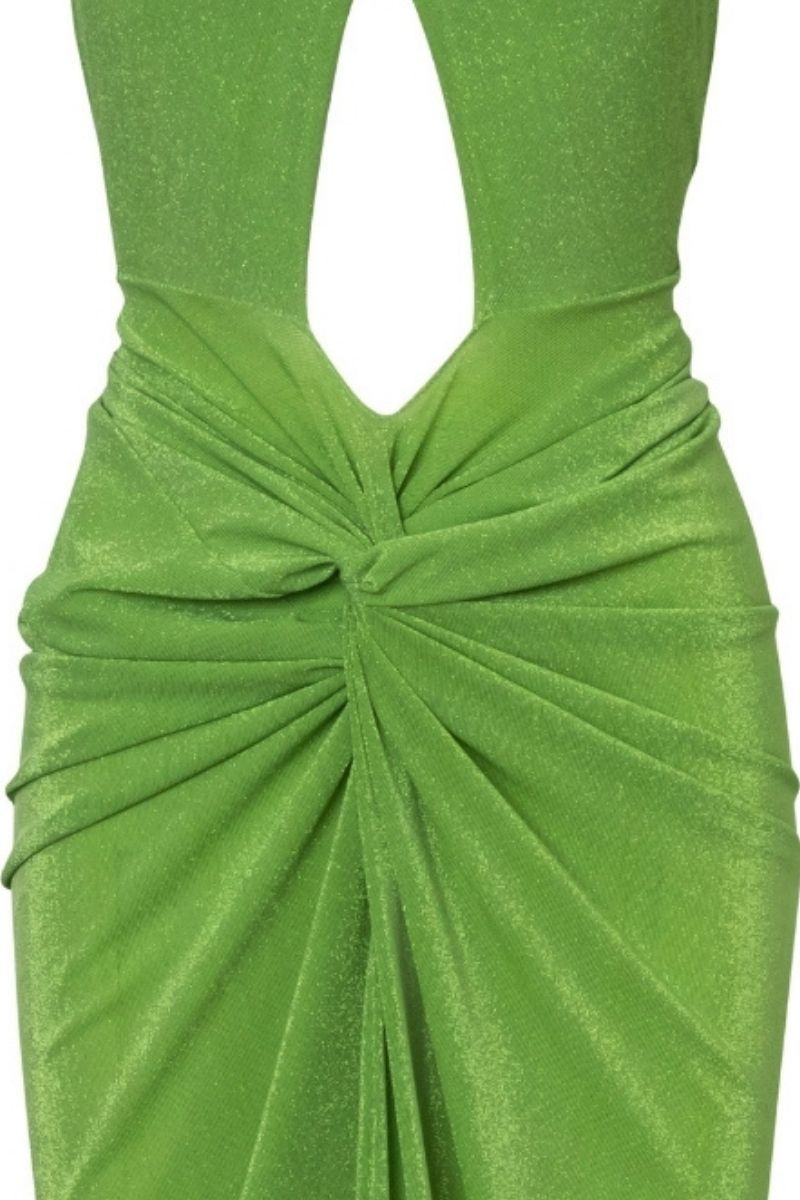 CANDI KENA HIGH-NECK TWIST MAXI DRESS - CULT MIA