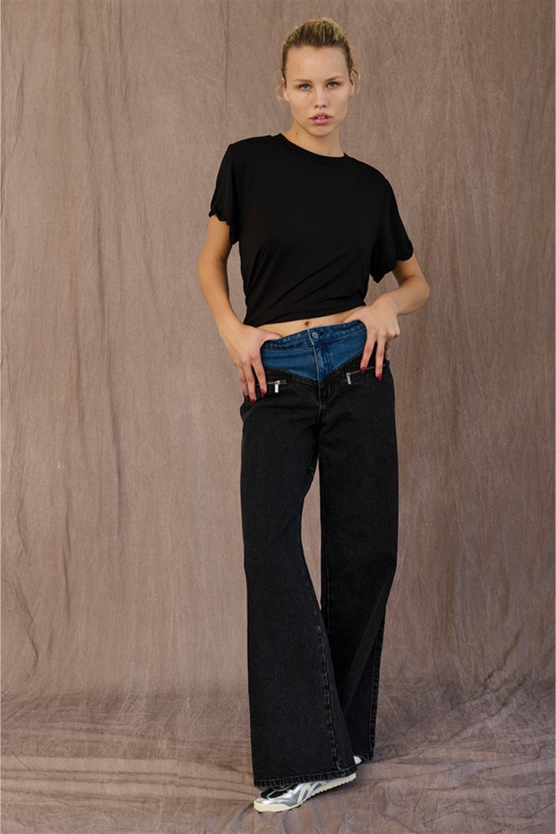 TT Studios AVA Jean in Doyers St, stylish denim jeans with a classic fit, shown in a natural pose against a neutral background.