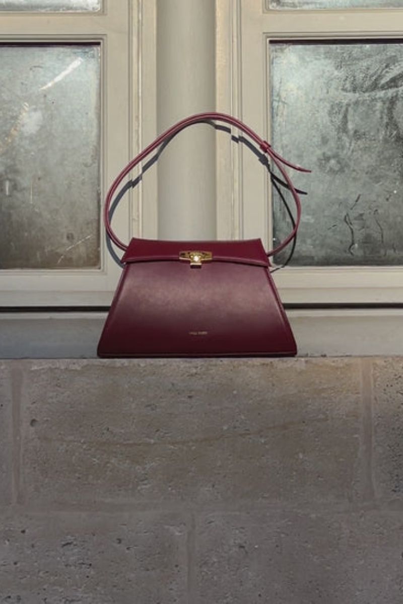 STEPHANIE BAG IN BURGUNDY