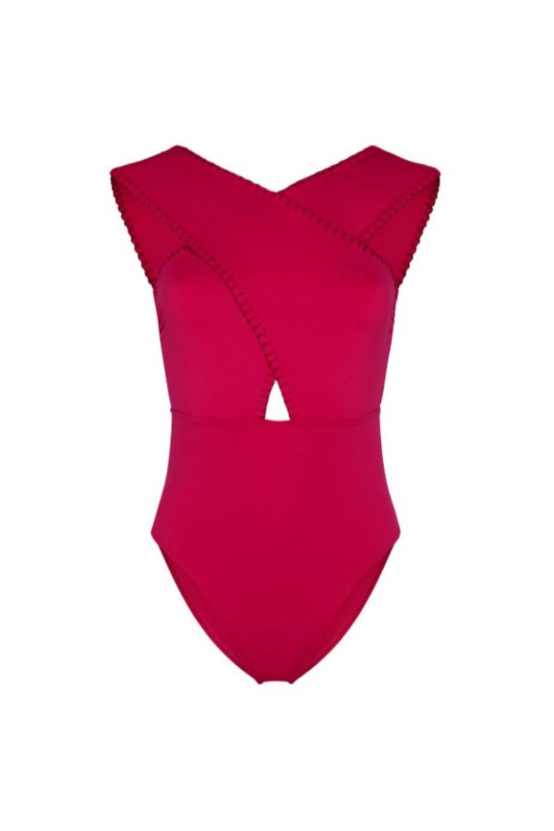 CORAL SWIMSUIT IN WILD MAGENTA - CULT MIA