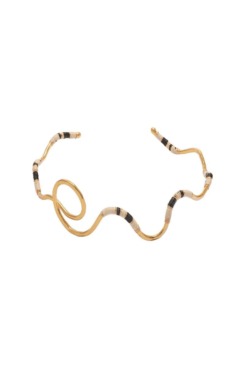 GIOIA CHOKER IN BLACK AND WHITE - CULT MIA