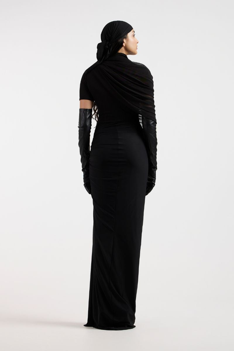 RHEA BLACK MAXI DRESSES - CULT MIA