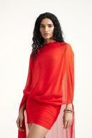 Deme By Gabriella Sloane Hibiscus mini dress with floral print, sleeveless design, and fitted silhouette for summer wear.
