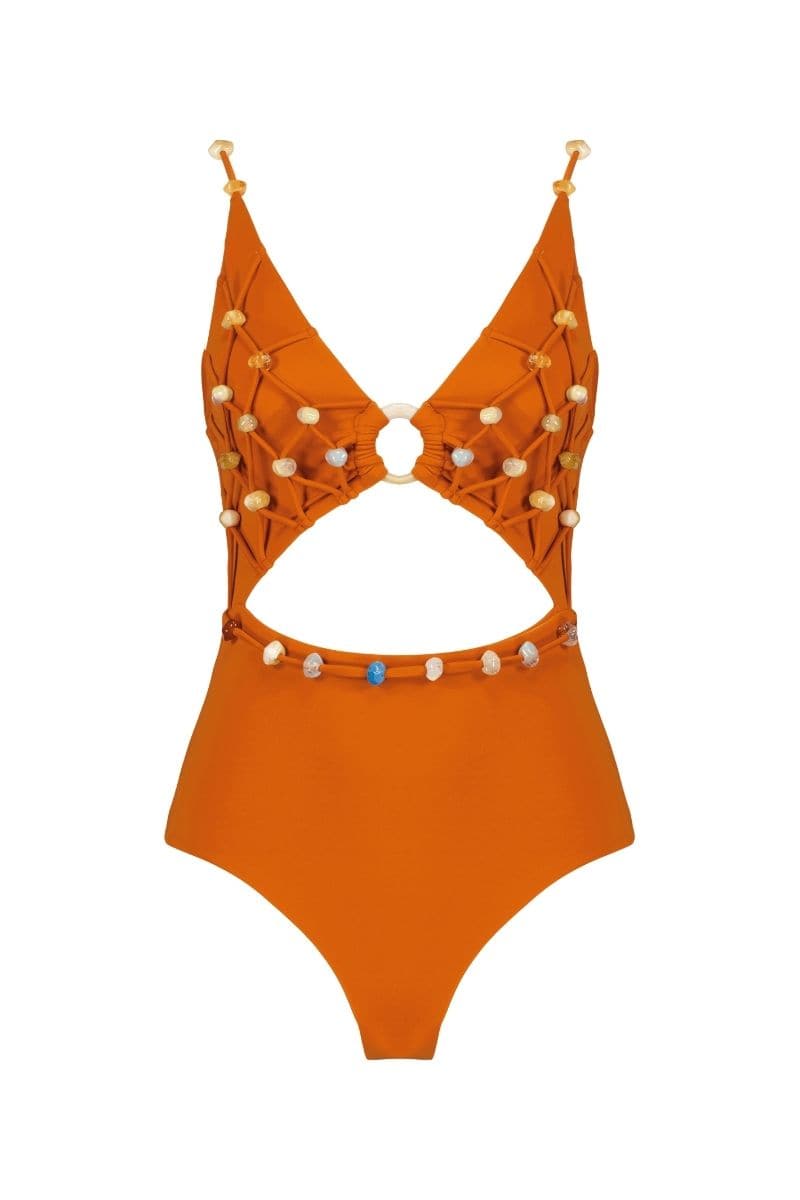 FOX BOHEMIAN SUNSET ONE PIECE SWIMSUIT - CULT MIA