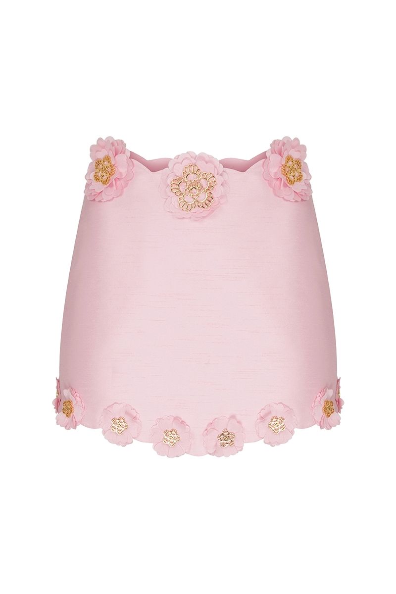 CLOVER PINK ICONIC MINI SKIRT - CULT MIA