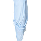 Sky blue flowy dream gown by Lecia featuring soft fabric and elegant design, perfect for formal occasions or special events.