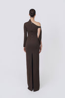 TONYY Umbra Column Maxi Dress in flowing fabric, featuring a stylish design and elegant silhouette for versatile summer wear.